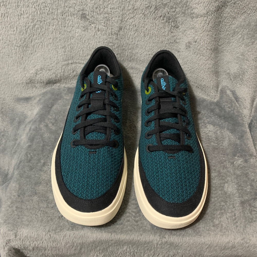 Allbirds Wool Piper 2 Teal Black Mens Sneakers WP2 M13.5 Low Top Shoes